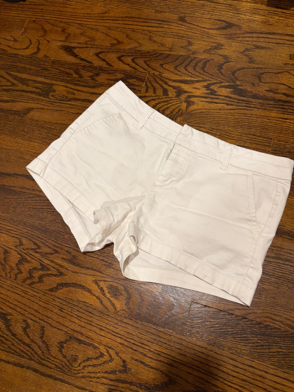 Harper White Denim Stretch Jean Shorts
